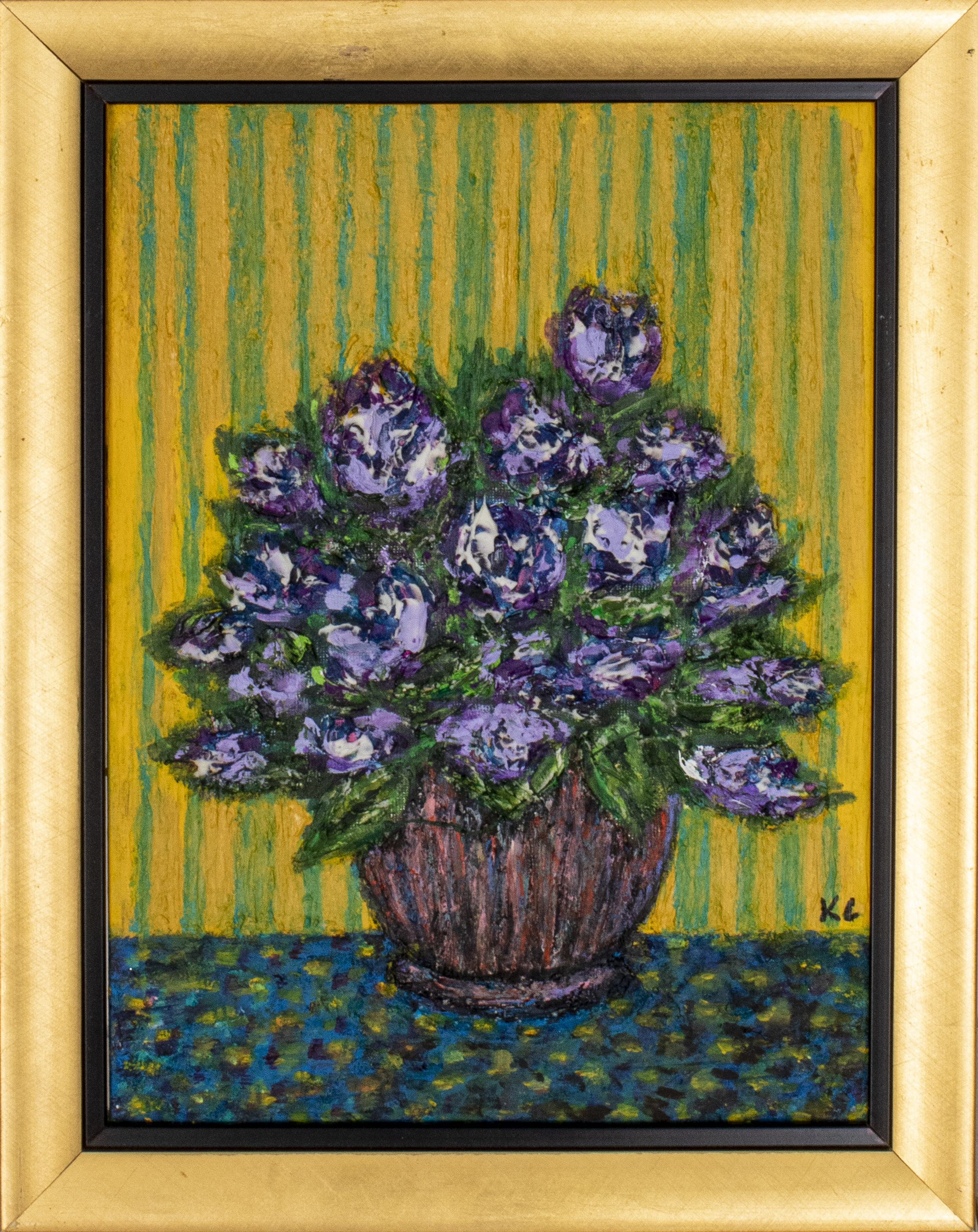 KAYO LENNAR FLOWER STILL LIFE OIL 2bd189