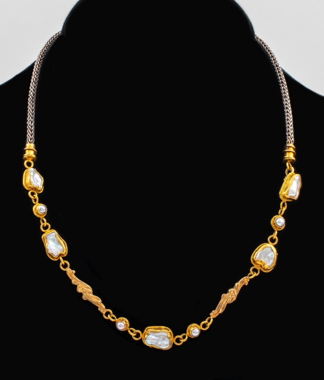 22K 14K YELLOW GOLD PEARLS SILVER 2bd1d1
