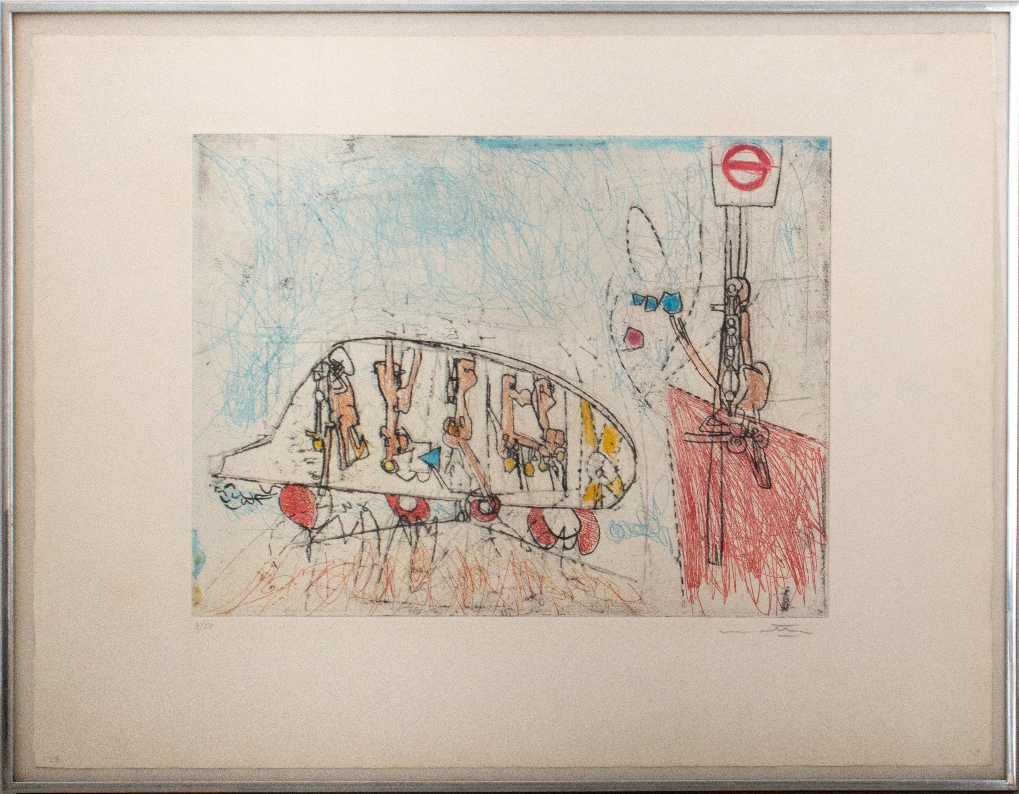 ROBERTO MATTA UNTITLED ETCHING 2bd4c1