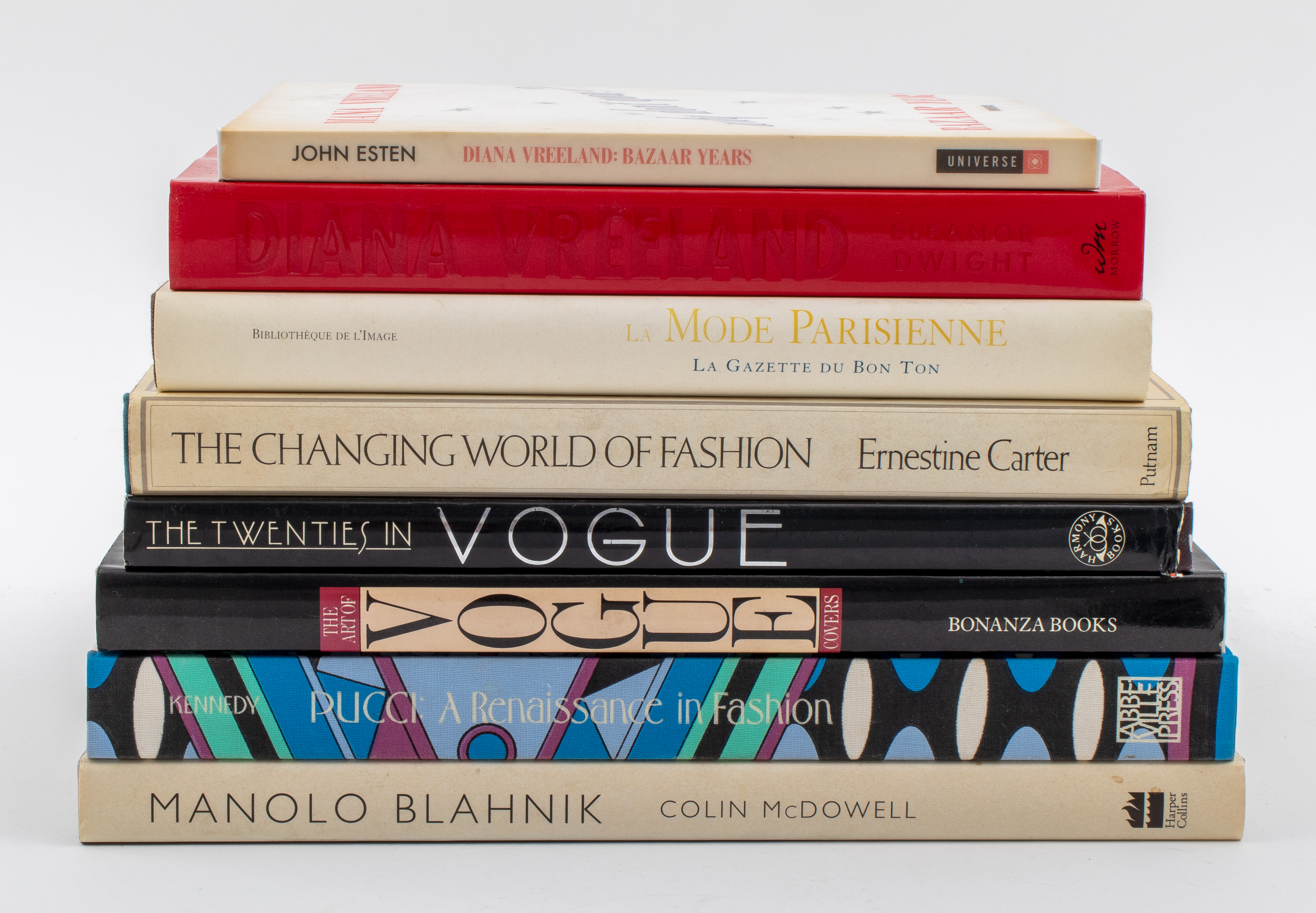 REFERENCE BOOKS ON FASHION, 8 Eight