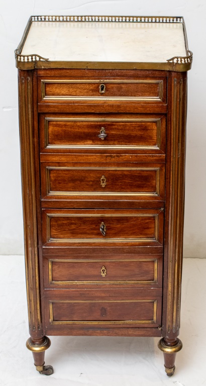 LOUIS XVI STYLE SIX DRAWER CHIFFONNIER 2bda27