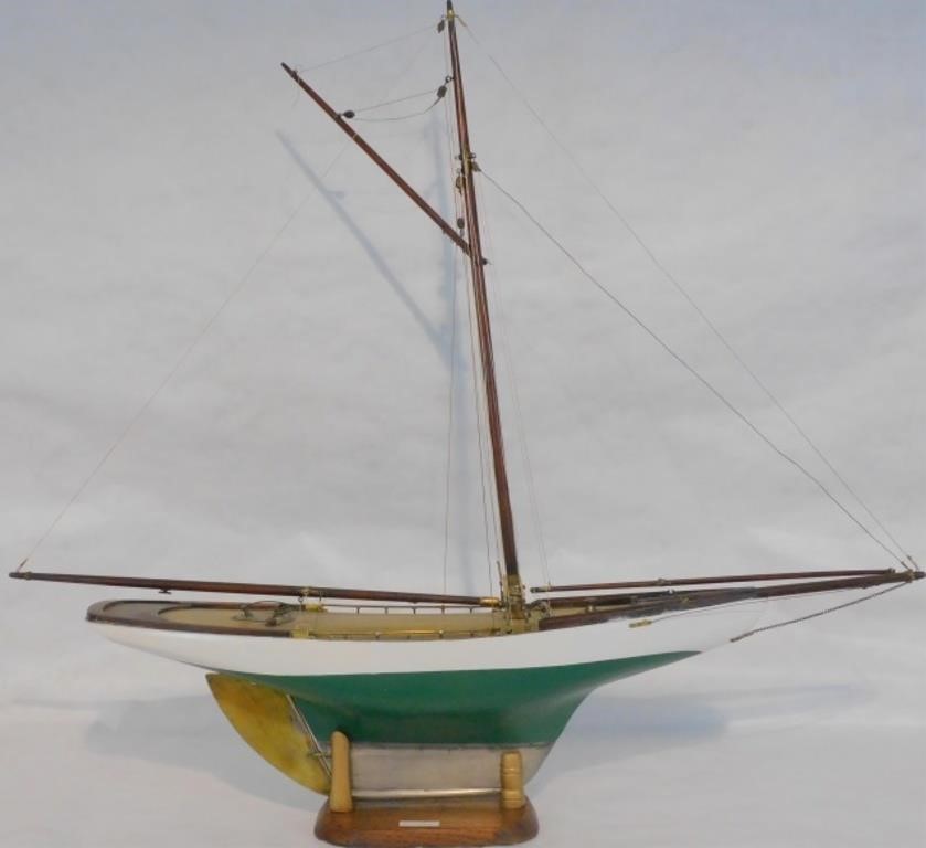 EARLY 20TH C POND MODEL FULLY 2c17d8