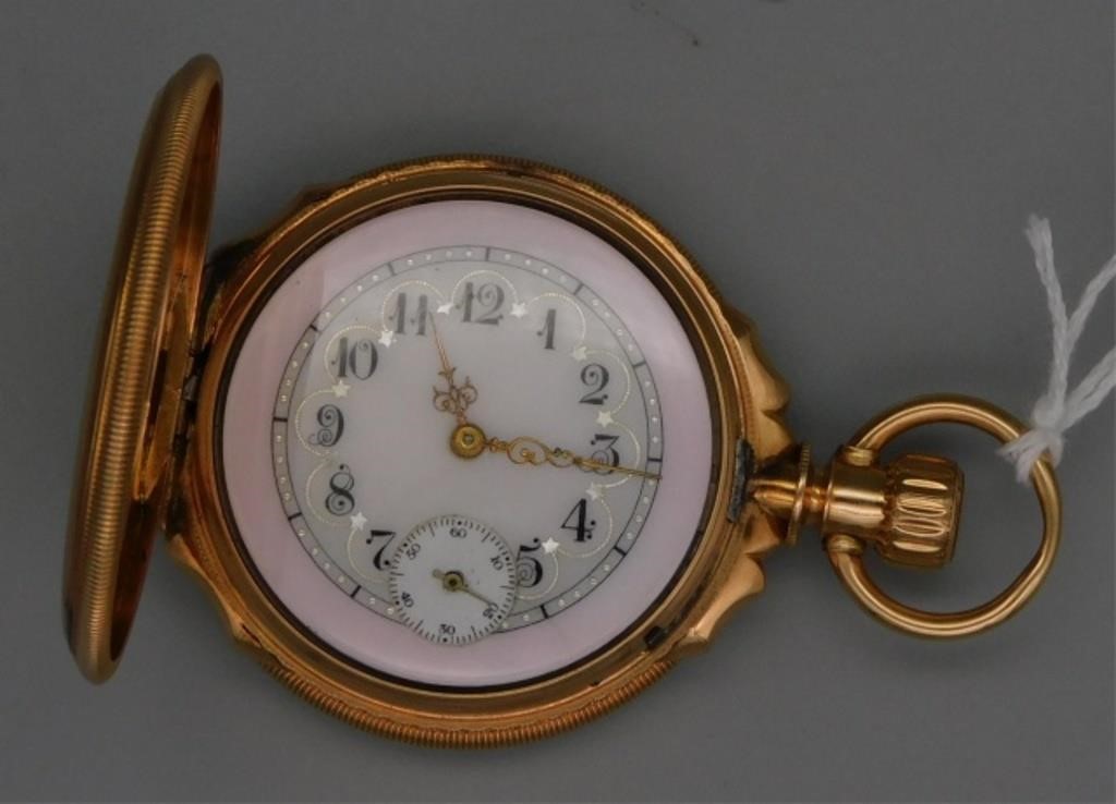 WALTHAM 14KT GOLD POCKET WATCH 2c17f6