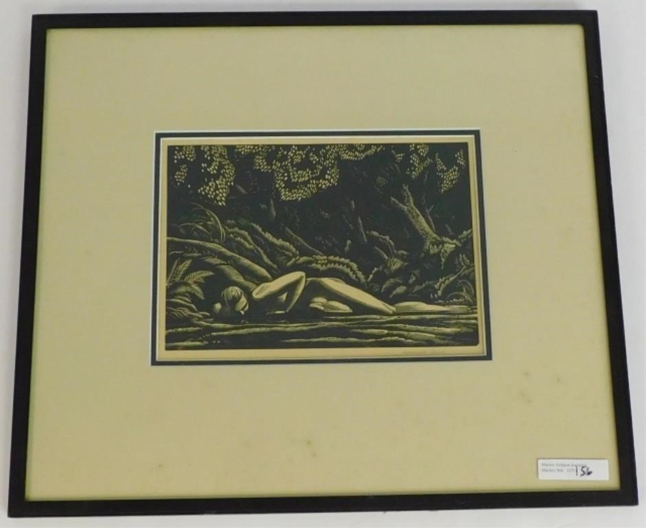 ROCKWELL KENT 1882 1971 NY FRAMED 2c1829