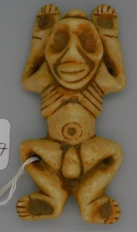 TAINO ANTHROPIC PENDANT. PROBABLY