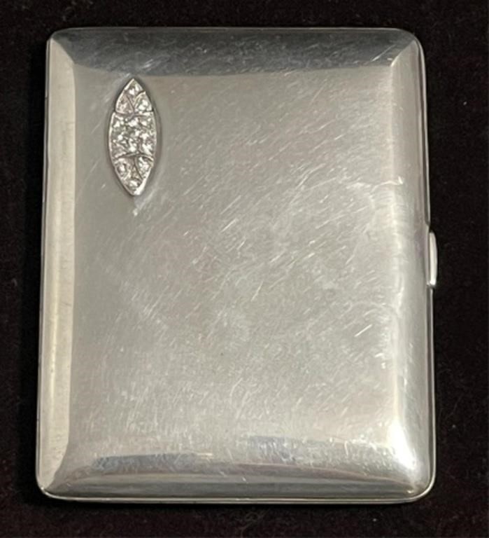 STERLING SILVER CIGARETTE CASE,