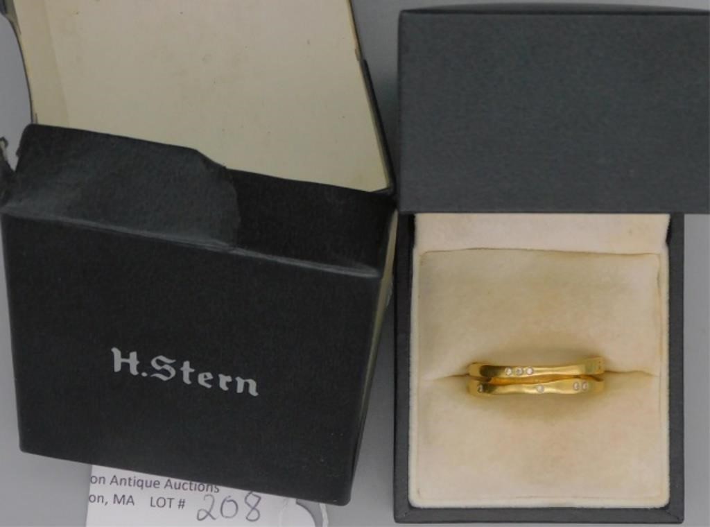 H. STERN DESIGNER 18KT GOLD WAVE