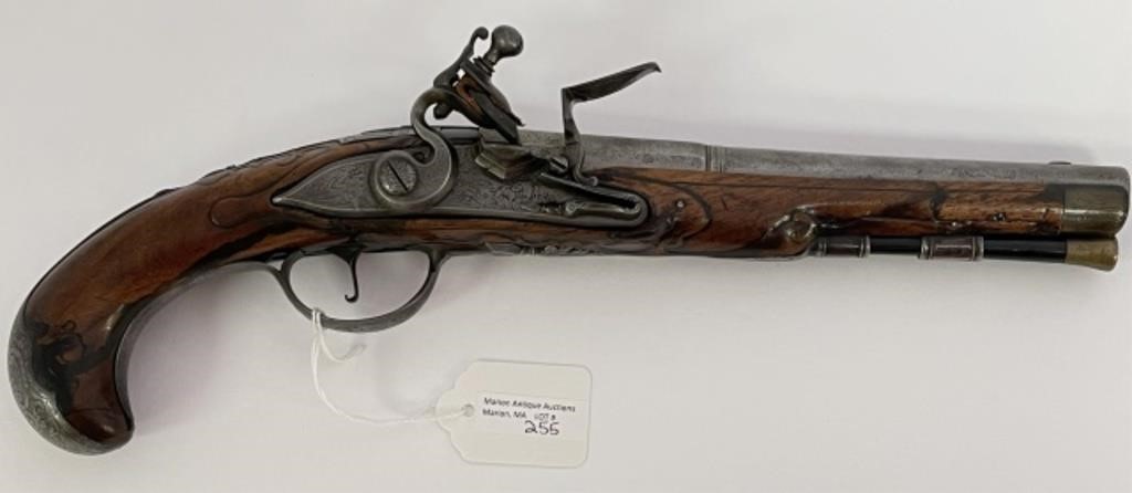 LATE 18TH CENTURY FINE CONTINENTAL FLINTLOCKpistol