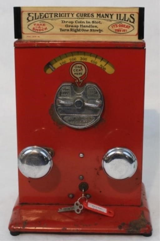 COIN OPERATED ELECTRIC SHOCK MACHINE