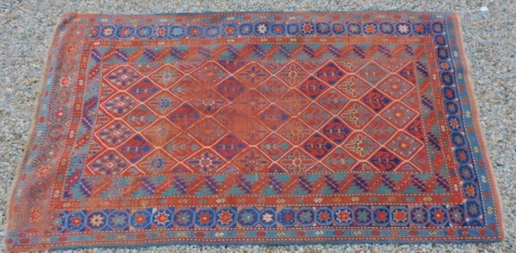 CA. 1910 CAUCASIAN SCATTER RUG,