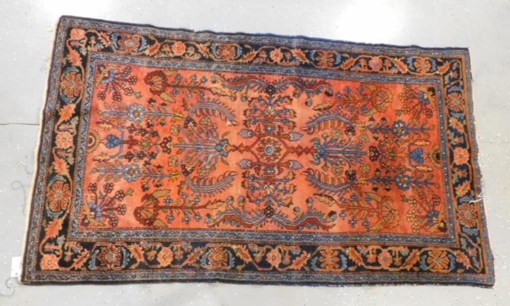 TWO EARLY 20TH C. ORIENTAL RUGS.