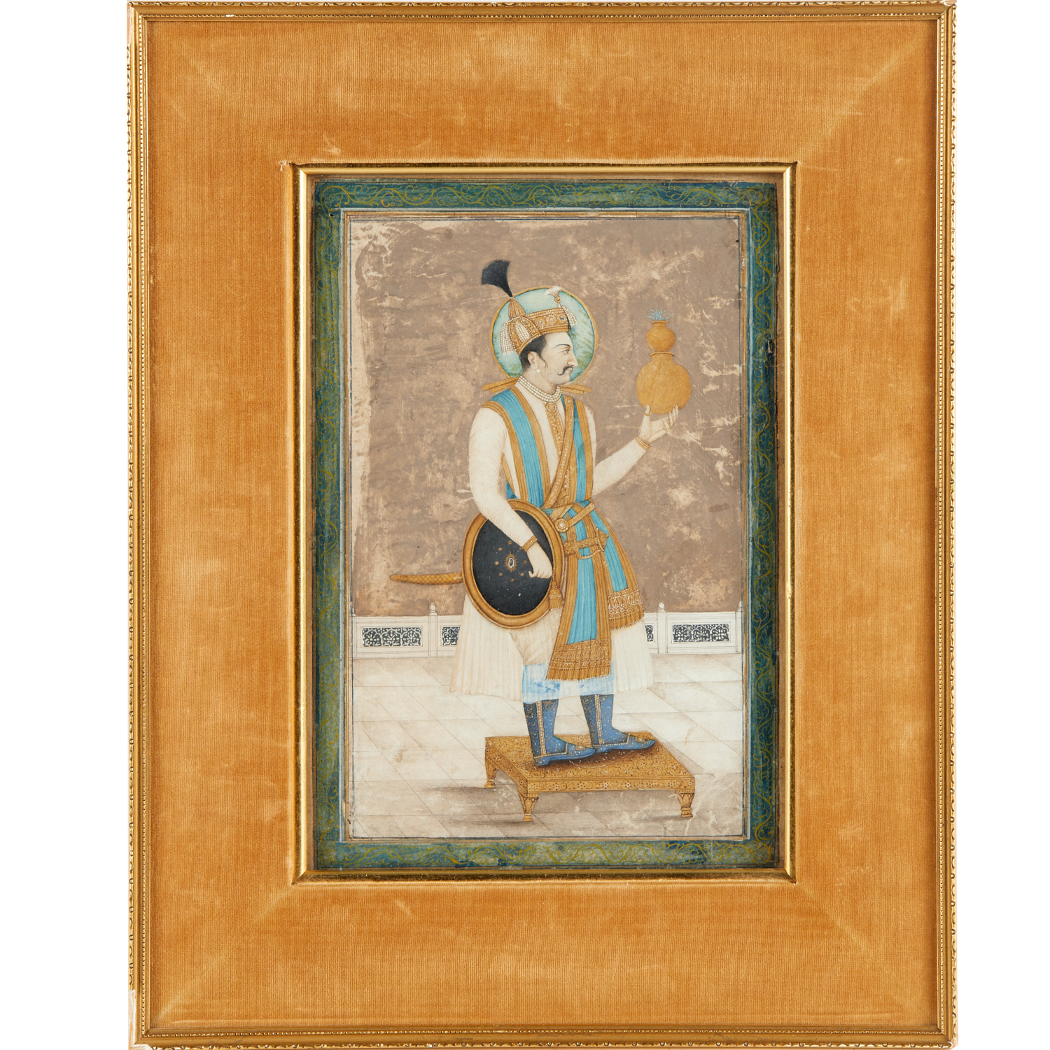 MUGHAL SCHOOL, PORTRAIT OF A COURTIER