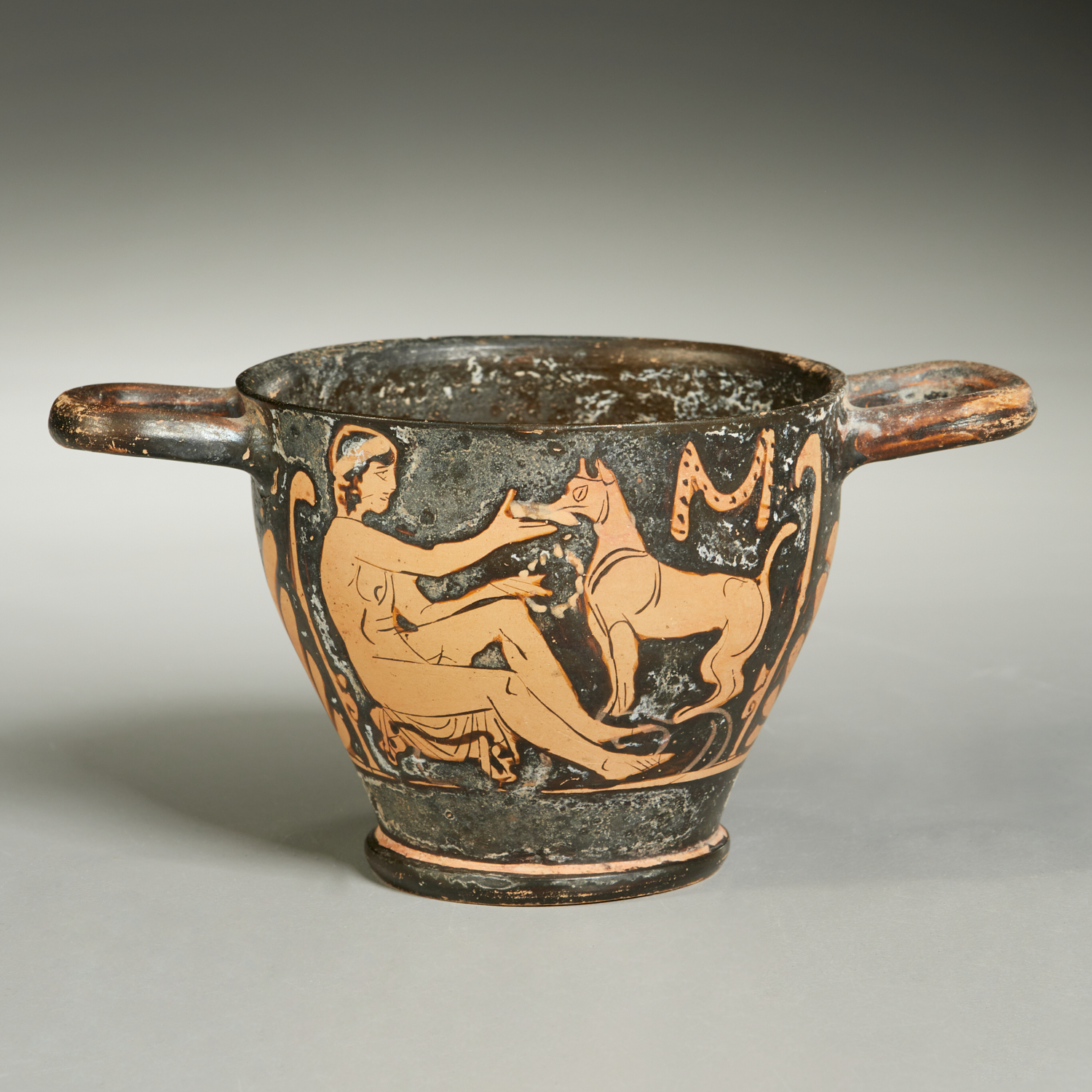 ANCIENT GREEK RED-FIGURE POTTERY