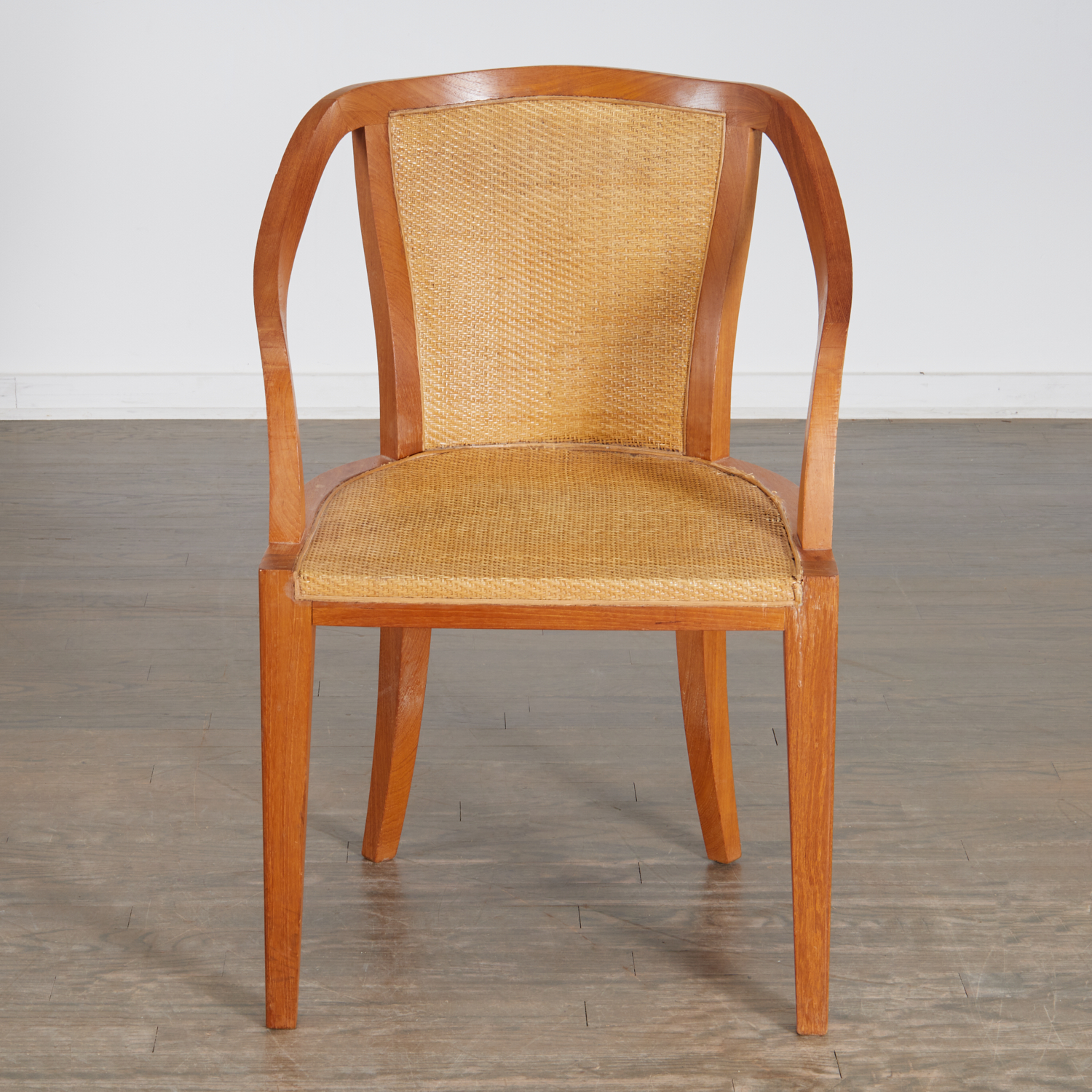 LOUIS CANE WOVEN RATTAN AND OAK 2bf916