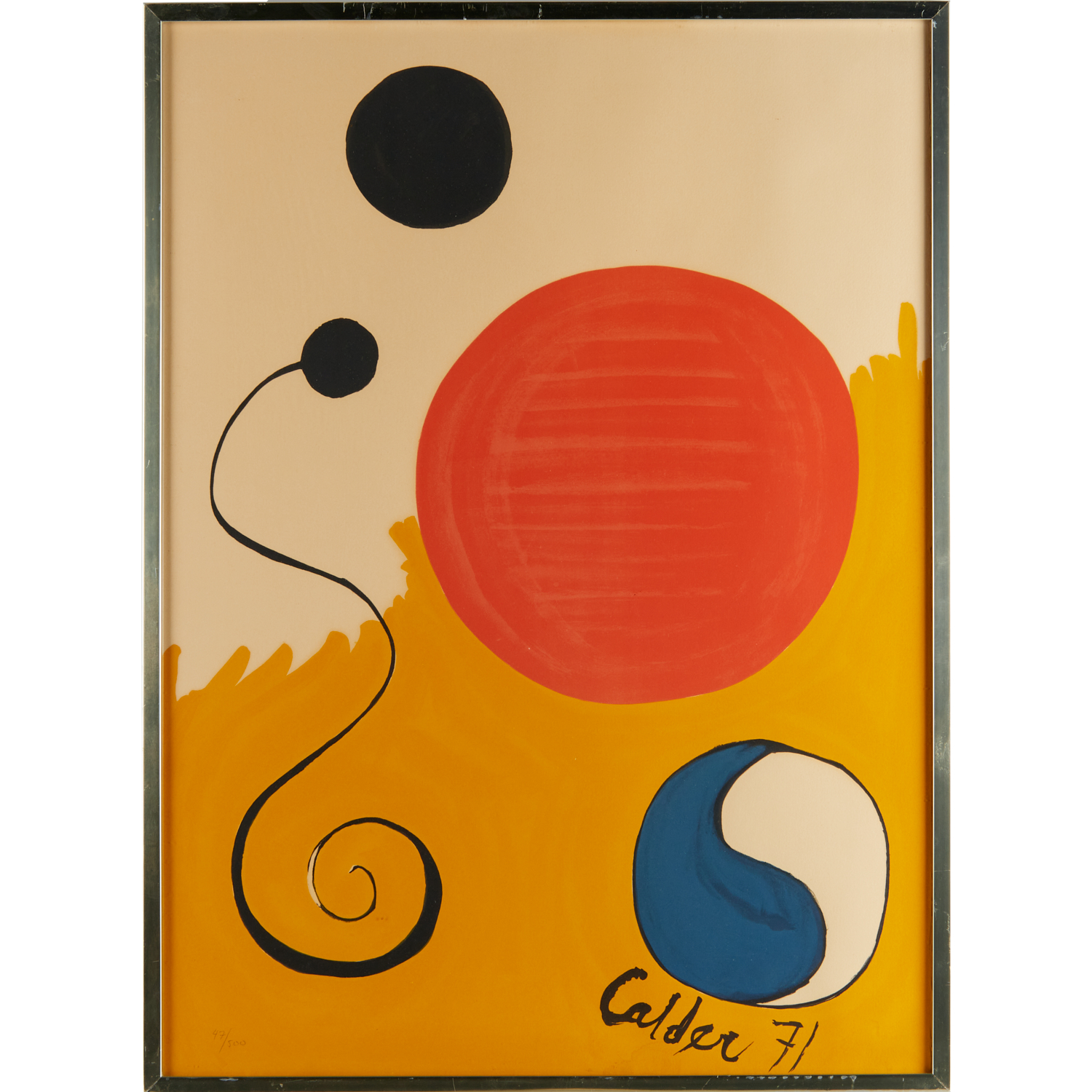 ALEXANDER CALDER COLOR LITHOGRAPH  2bf919