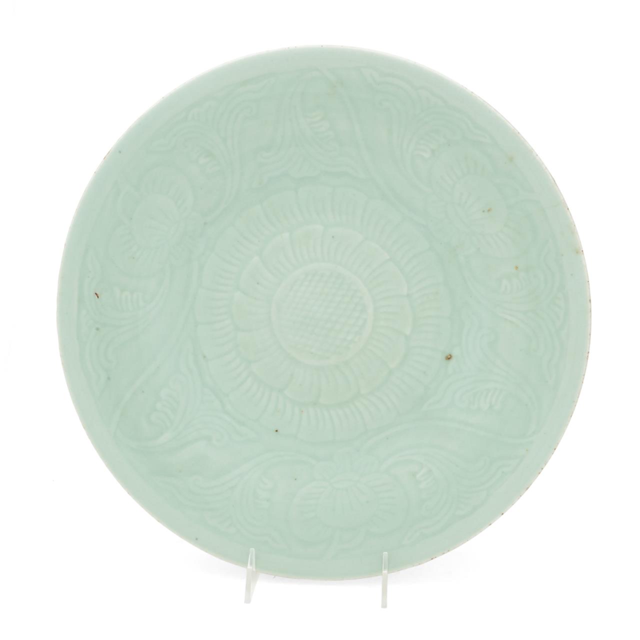 CHINESE FLORAL YUAN STYLE CELADON