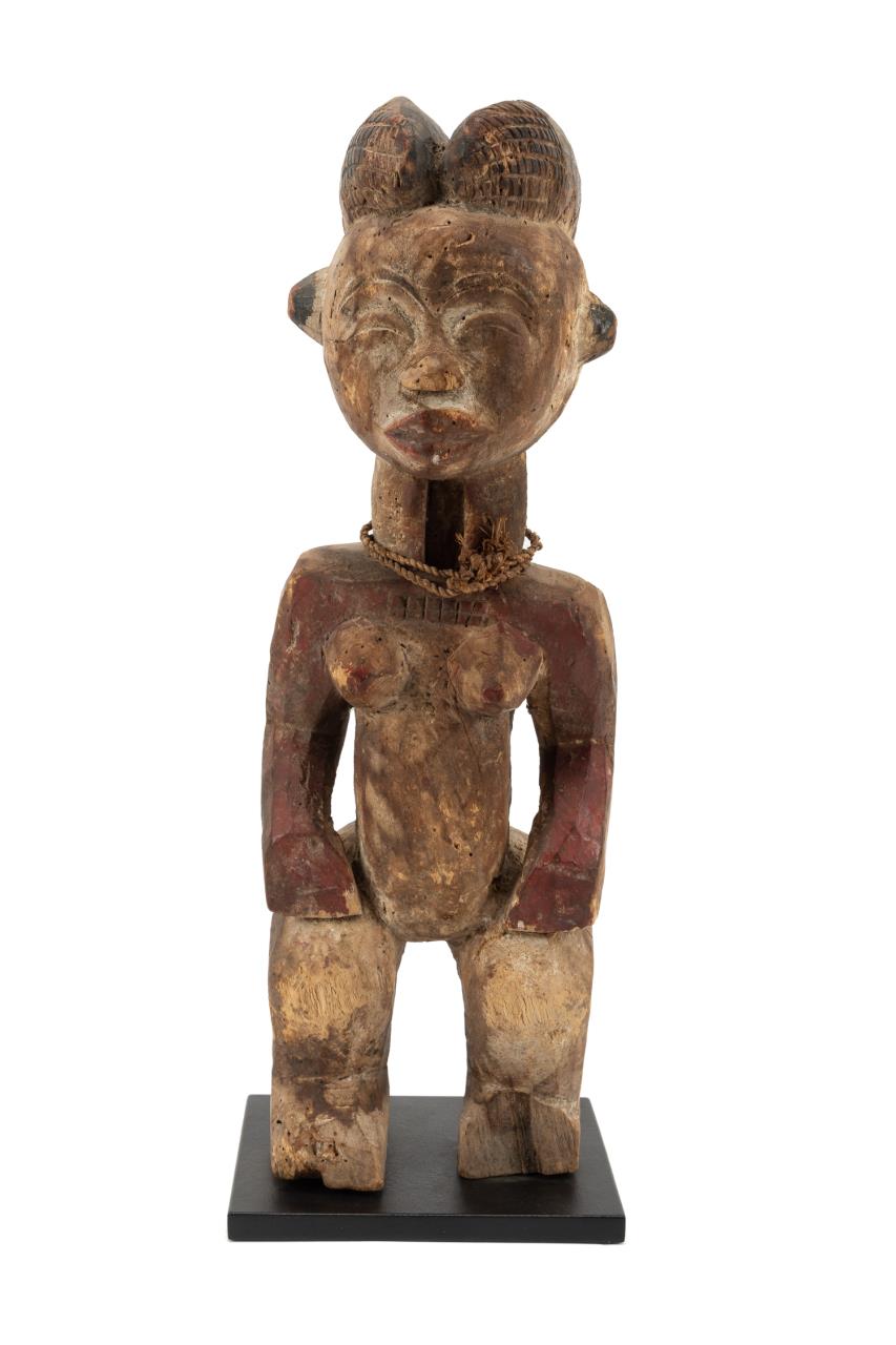 AFRICAN PUNU STANDING WOOD SCULPTURE 2bfbcb