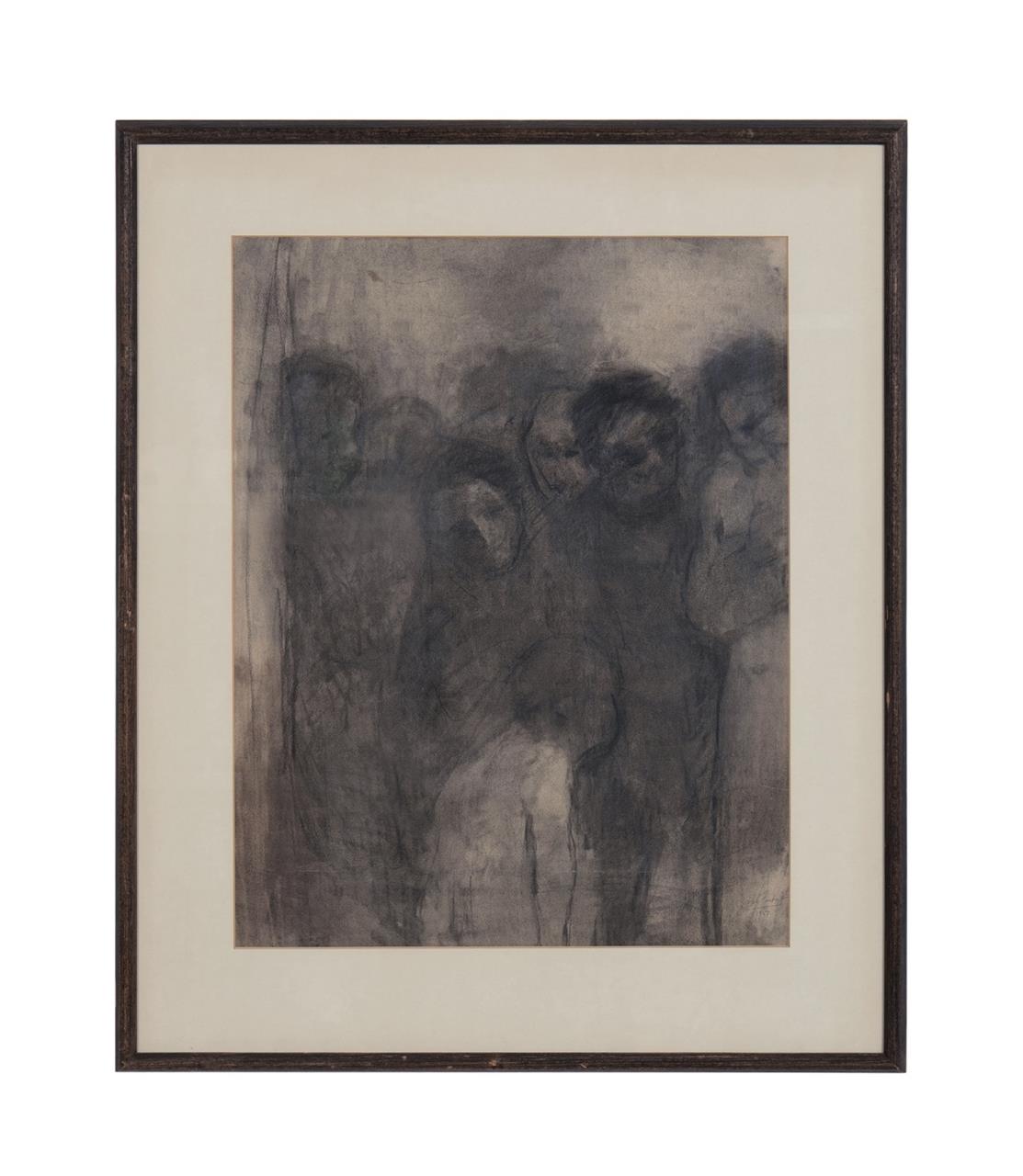 JOSEPH FRIEBERT CHARCOAL FIGURES  2bfbdc