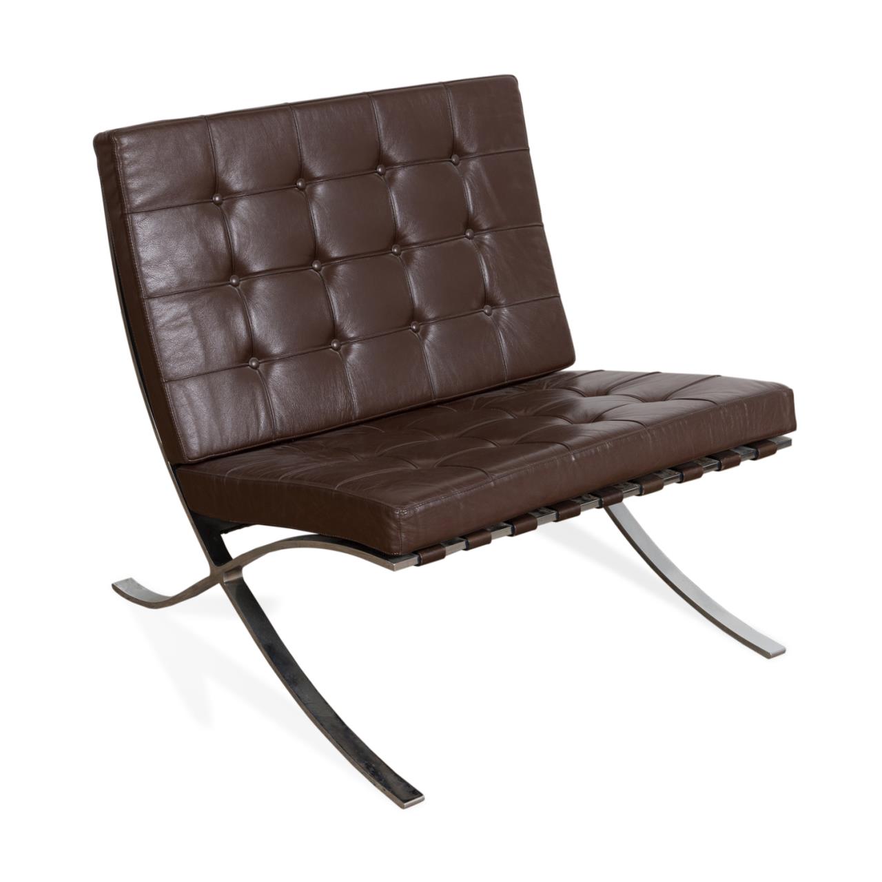 BARCELONA STYLE CHAIR IN BROWN