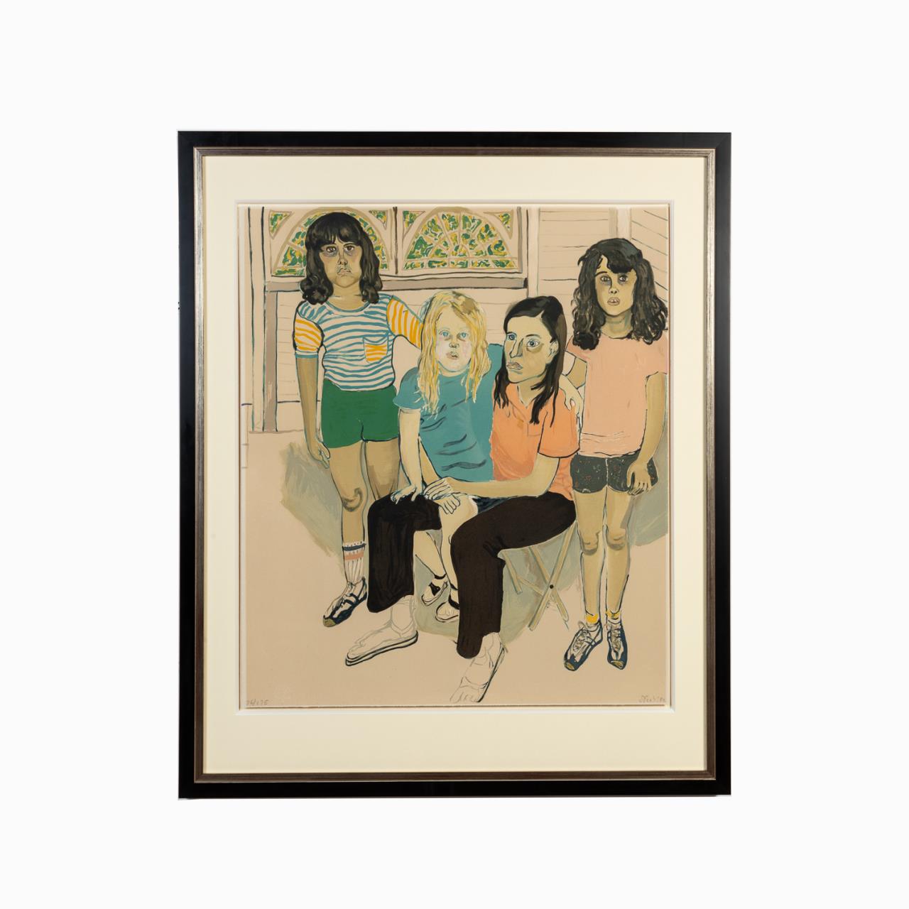 ALICE NEEL 1982 COLOR LITHOGRAPH 2bfc0a