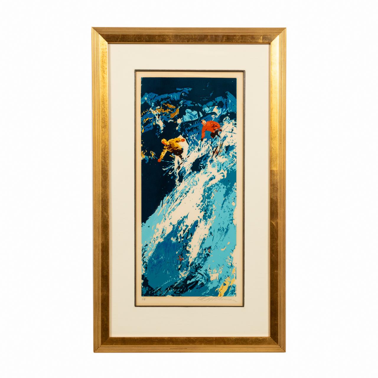 1973 LEROY NEIMAN SNOW SKIING 2bfc9c