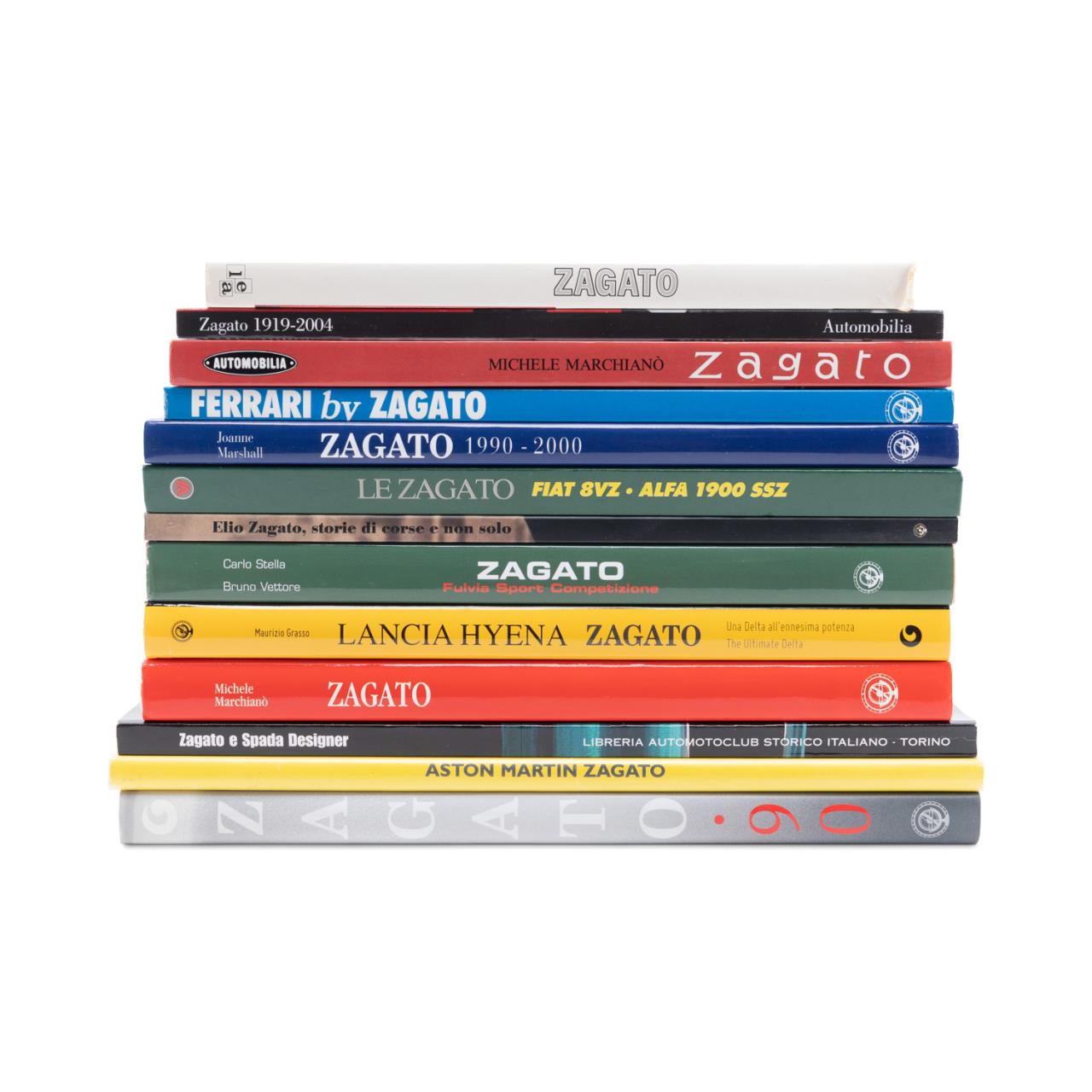 THIRTEEN BOOKS ON ITALIAN ZAGATO 2bfcc5