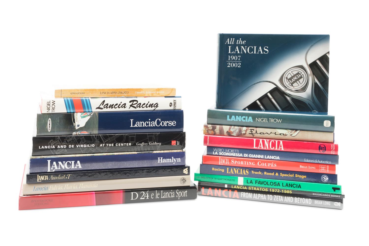 EIGHTEEN BOOKS ON ITALIAN LANCIA 2bfcc1