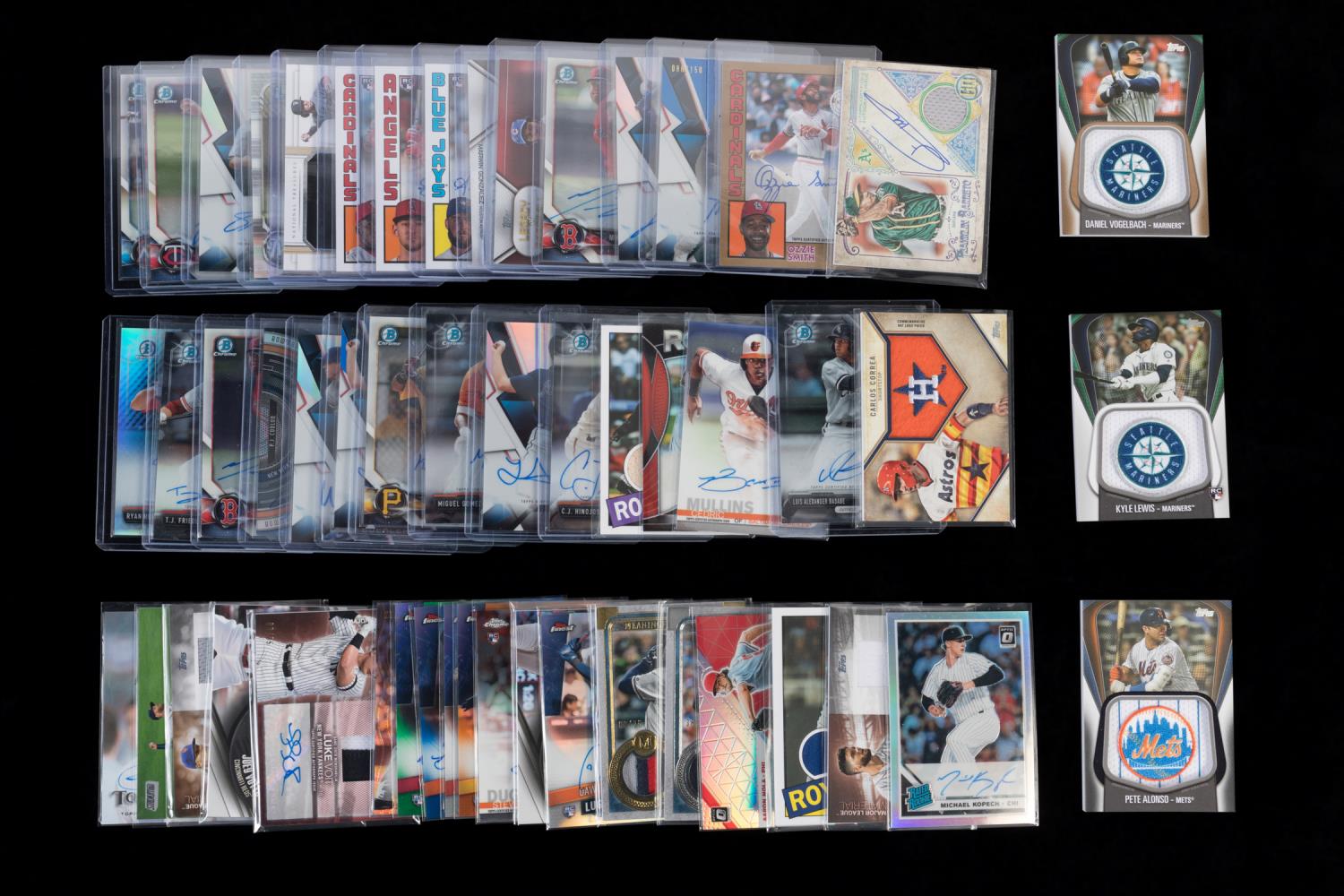 50 AUTOGRAPHED BASEBALL CARDS INCLD 2bfcde