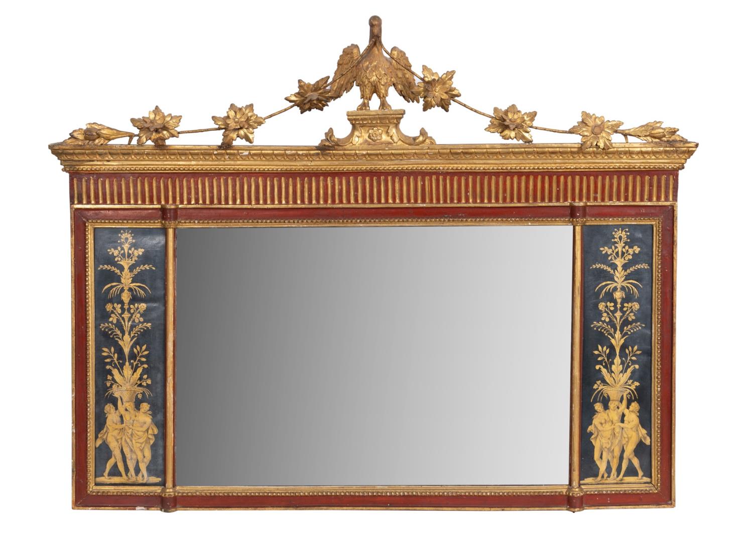 NEOCLASSICAL STYLE GILTWOOD OVERMANTEL 2bfd14