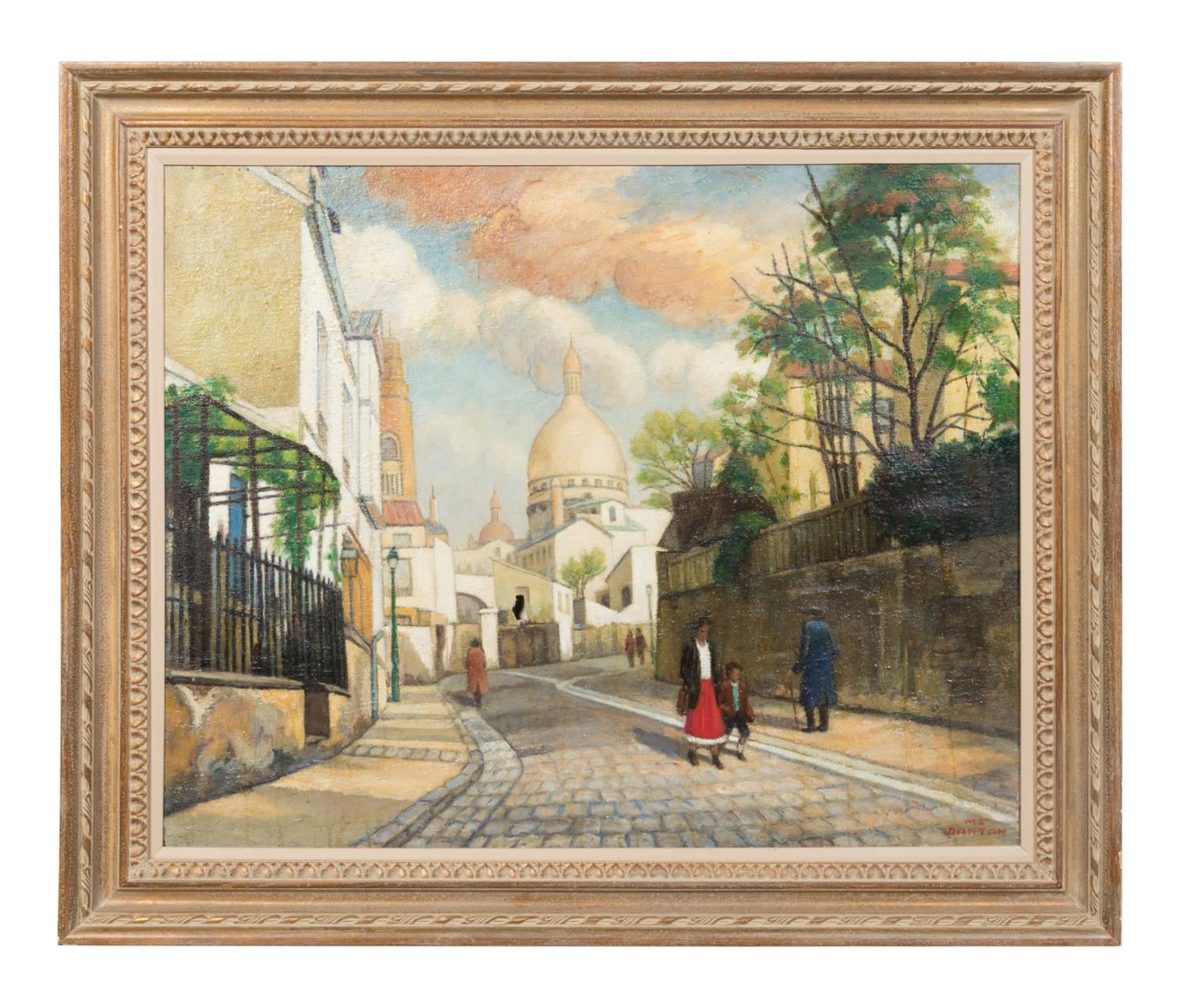 ATTRIB. M. DANTAN, MONTMARTRE SCENE,