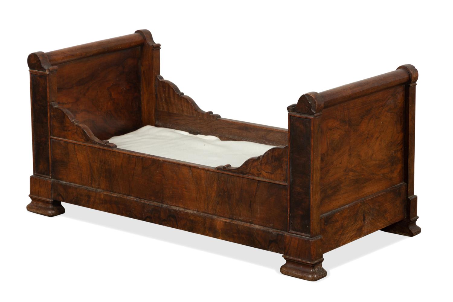 19TH C LOUIS PHILIPPE WALNUT LIT 2bfd54