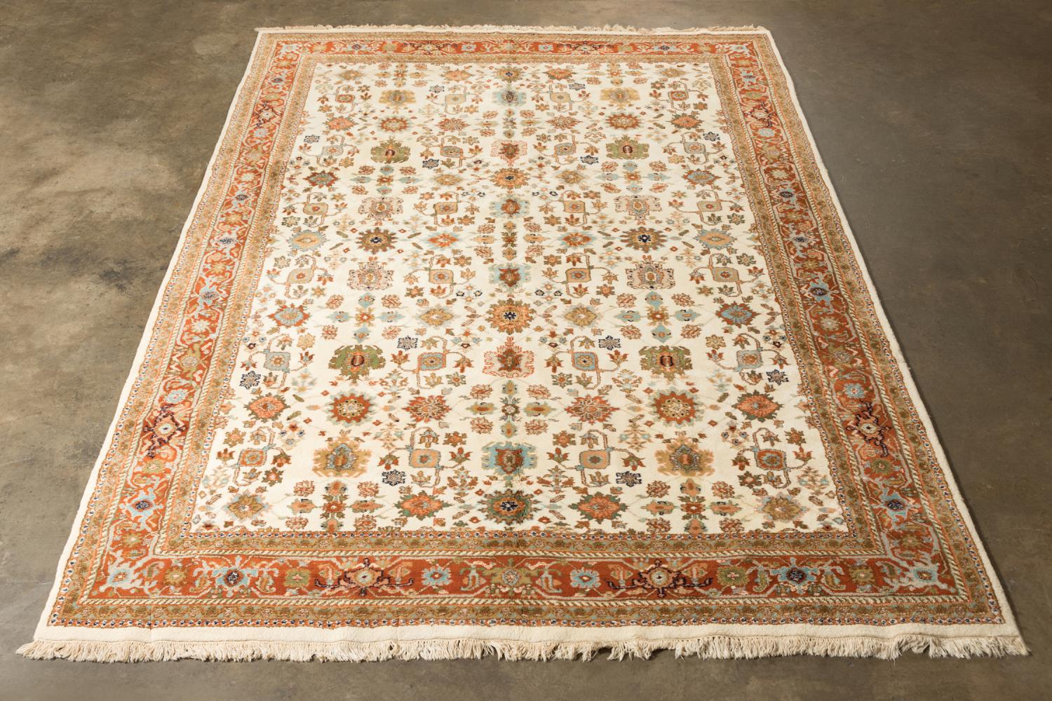 HAND KNOTTED WOOL INDO-PERSIAN