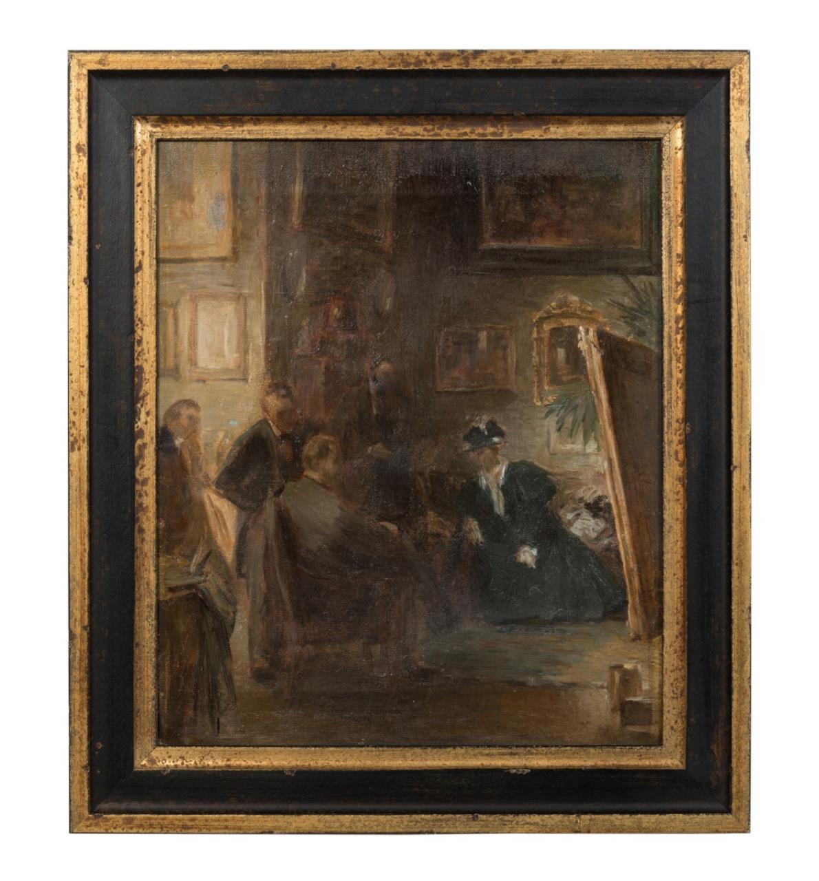 HENRI MORISSET FIGURES IN AN INTERIOR 2bfd7e