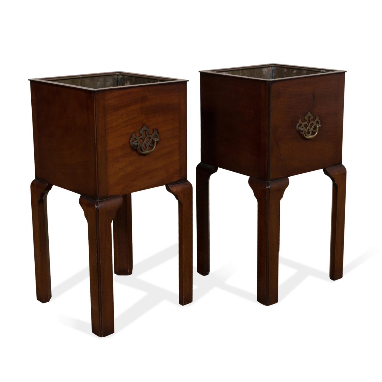 PAIR GEORGE III STYLE MAHOGANY 2bfdc0