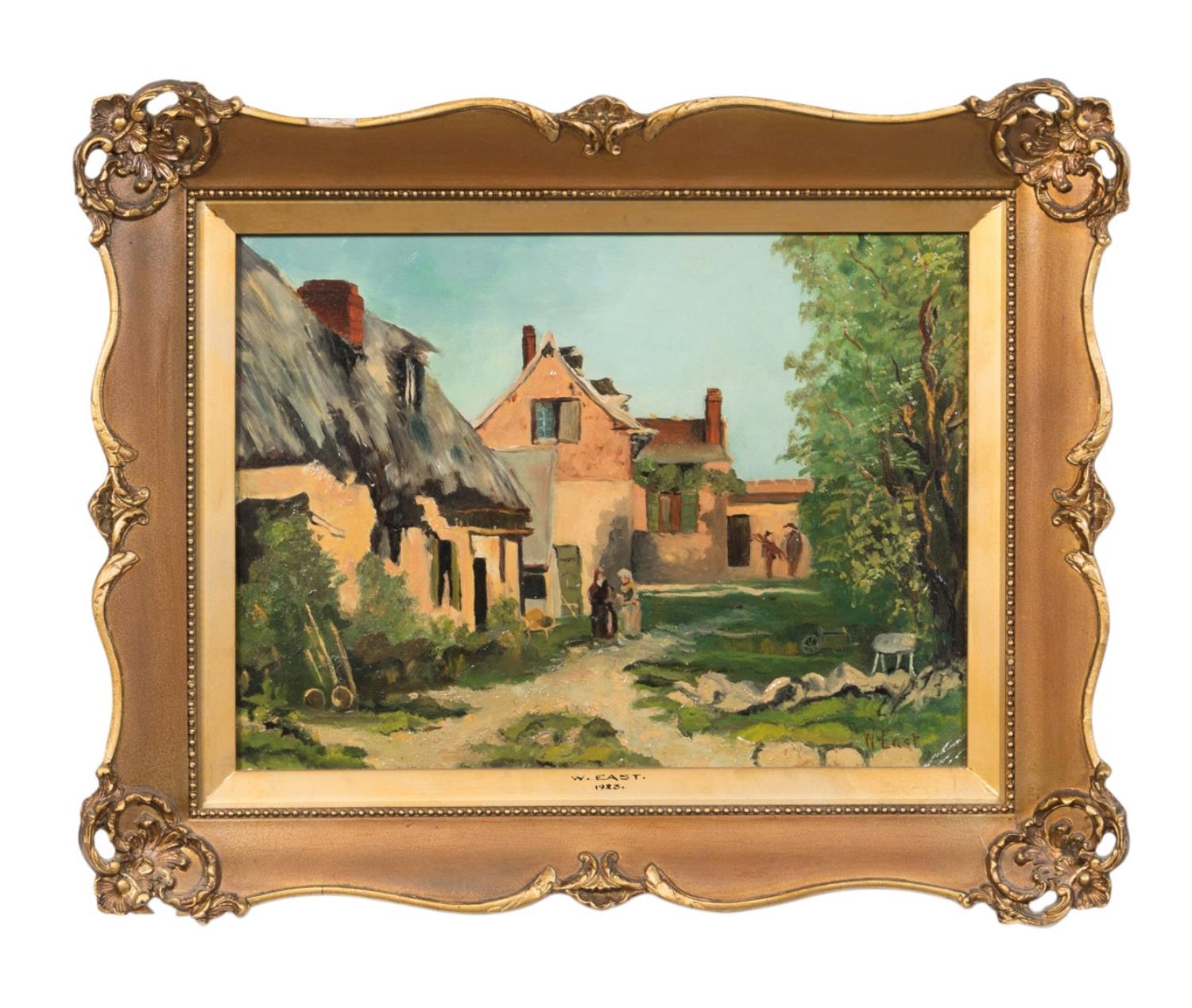 ENGLISH SCHOOL VILLAGE SCENE, O/P English