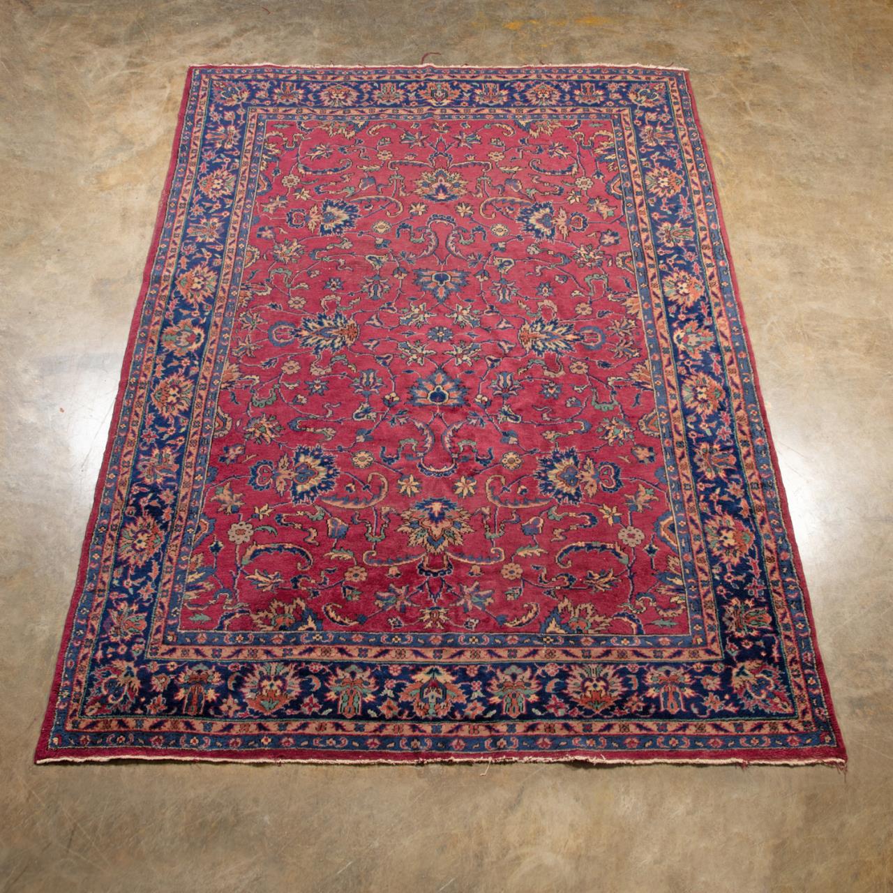 HAND KNOTTED WOOL PERSIAN SAROUK