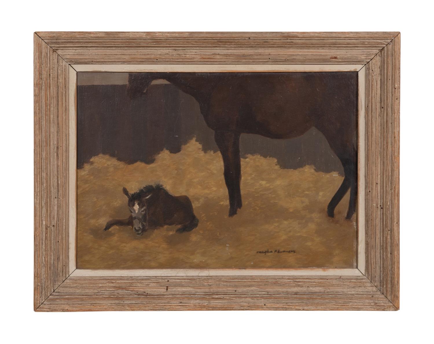 VAUGHN FLANNERY HORSE AND FOAL  2bfe04