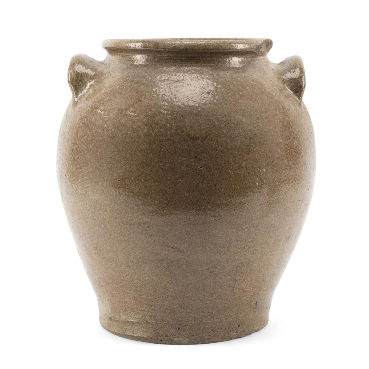 19TH C SOUTHERN POTTERY JAR LIKELY 2bfe07