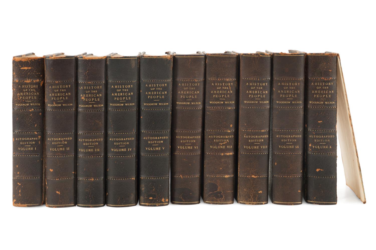 10 VOL,"A HISTORY OF THE AMERICAN