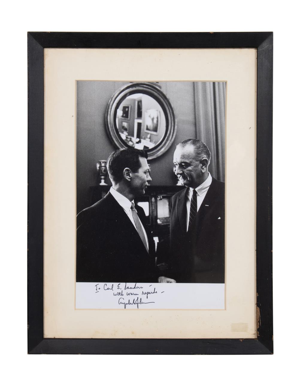 PRES. JOHNSON SIGNED PHOTOGRAPH