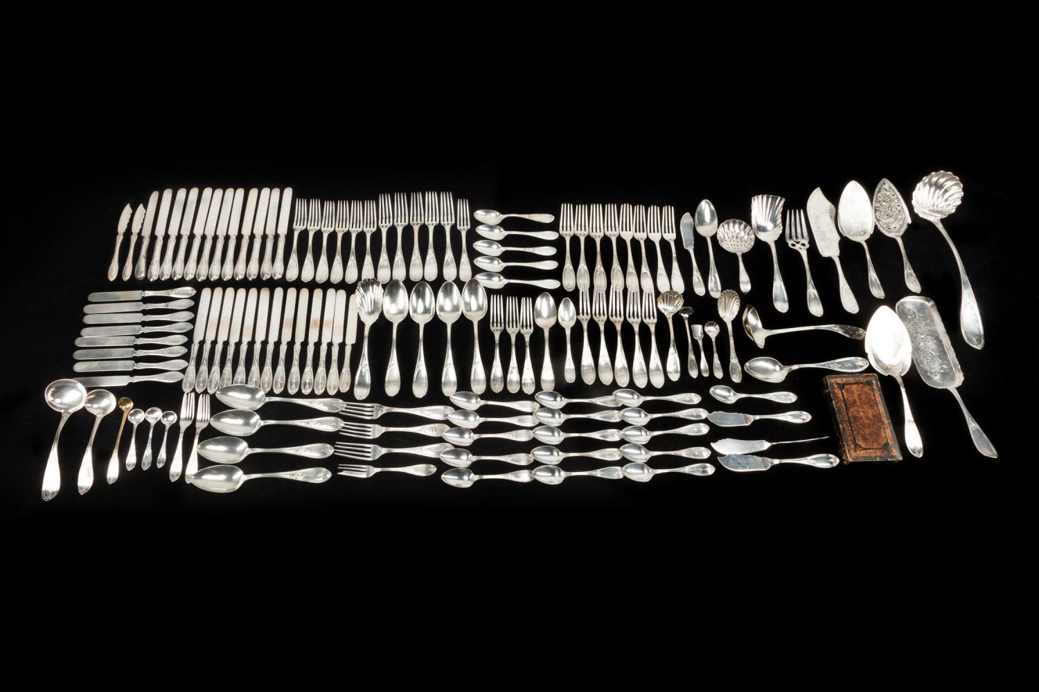 135PCS ASSEMBLED AMERICAN SILVER