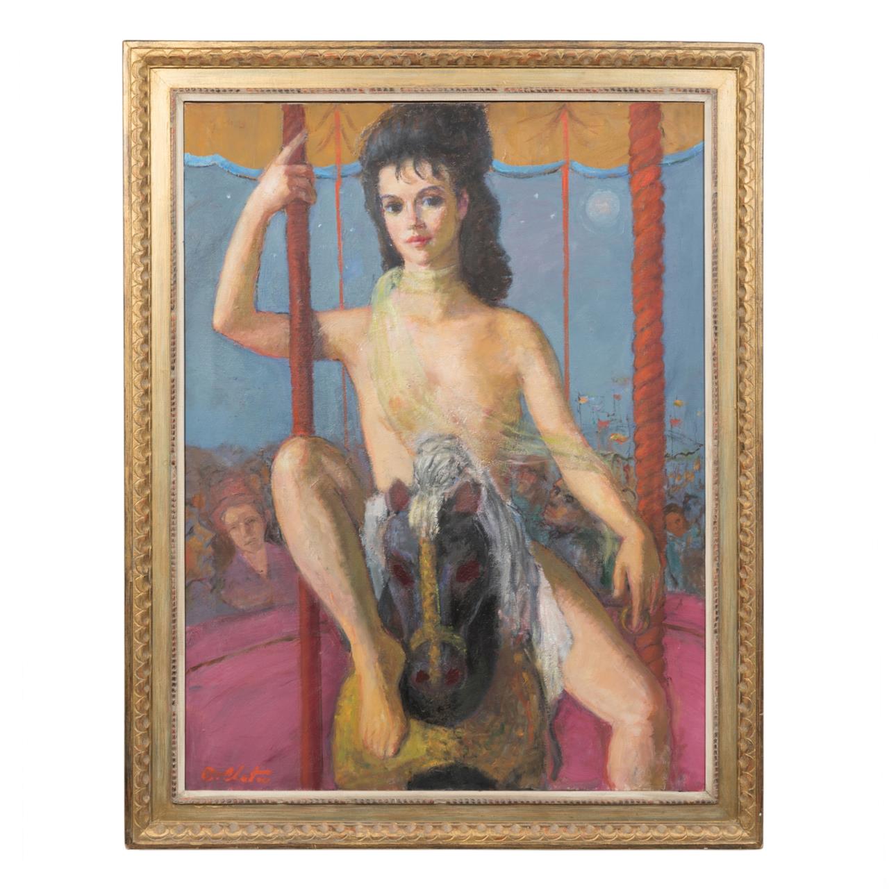 CONSTANTIN CHATOV, NUDE ON CAROUSEL