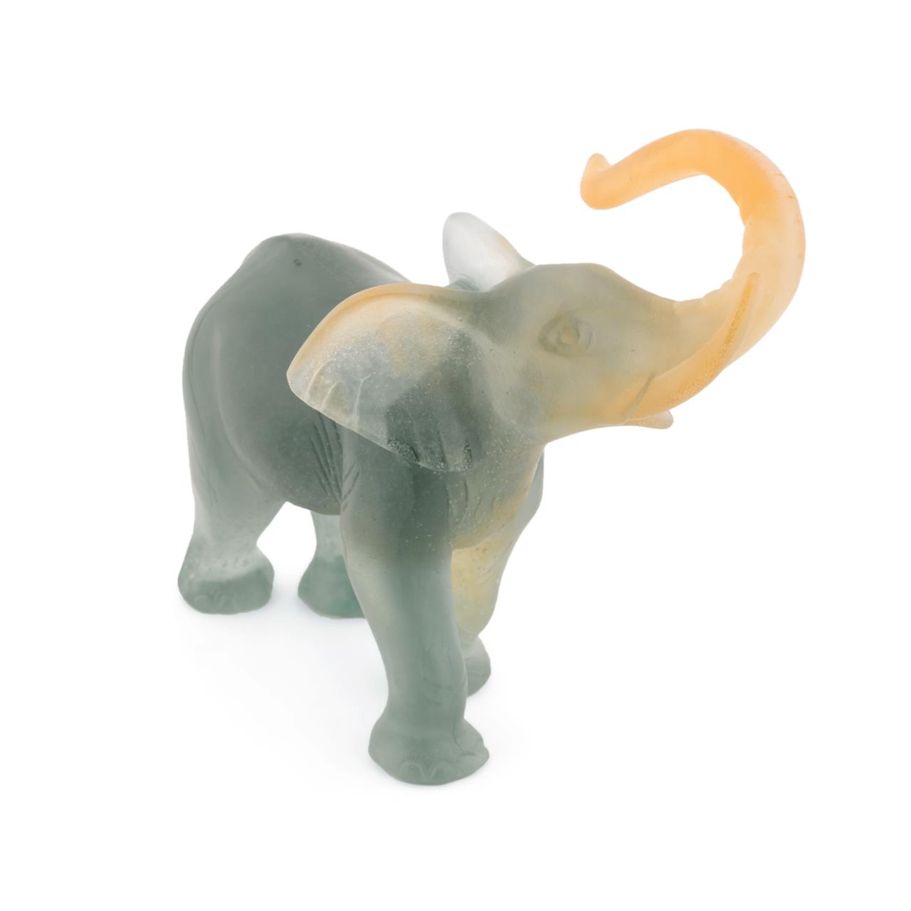 DAUM FRANCE PATE DE VERRE ELEPHANT  2bfecb