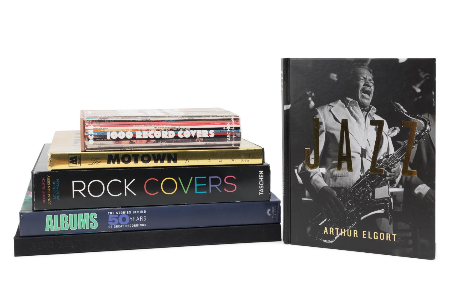 SIX HARDCOVER BOOKS ON MUSIC AND 2bff15