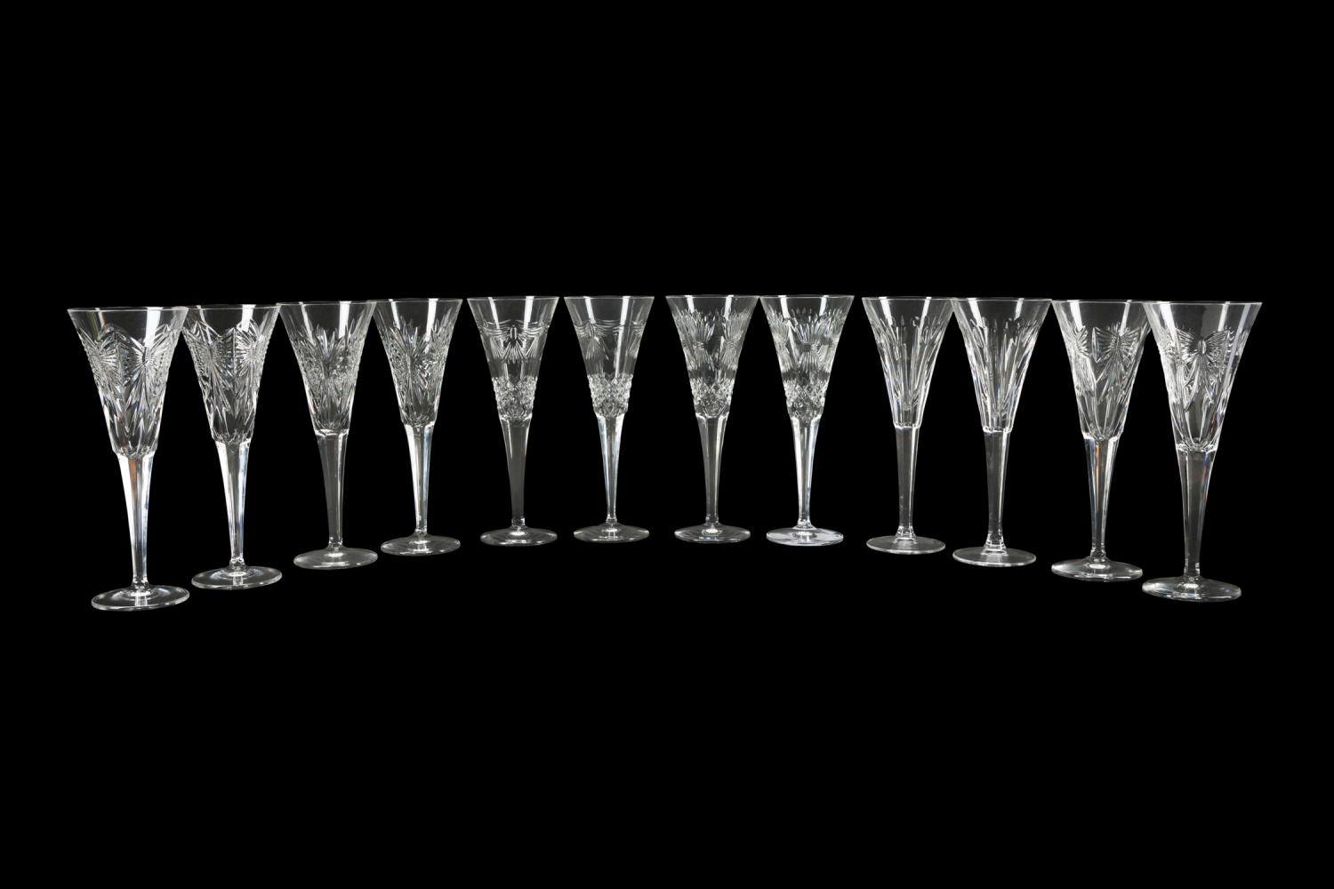 12 WATERFORD CRYSTAL MILLENNIUM