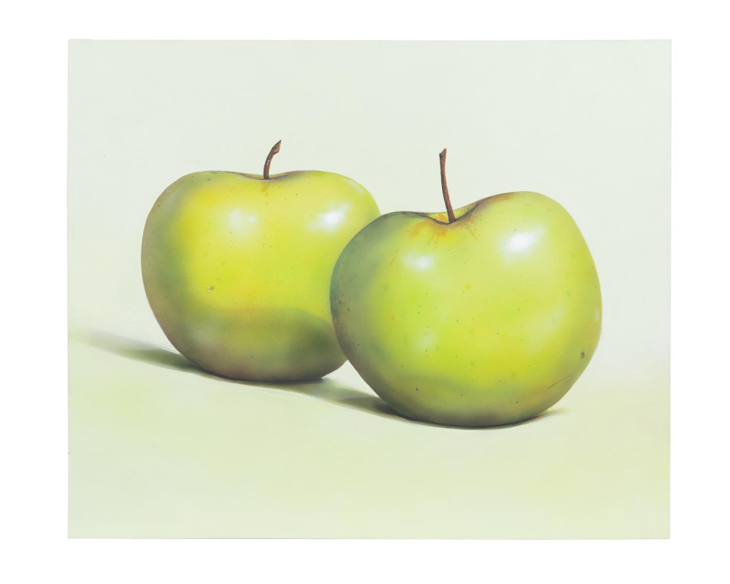 TOM SEGHI PHOTOREALIST GREEN APPLES  2bffc0