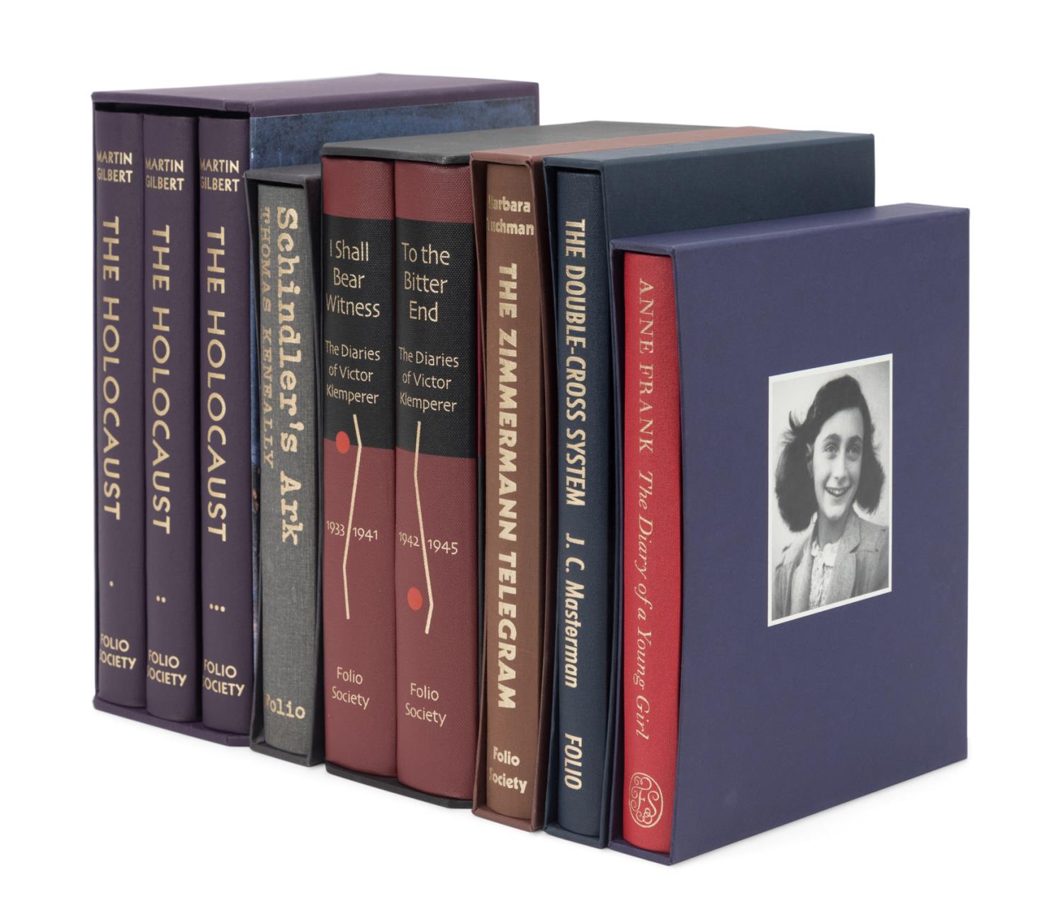 NINE FOLIO SOCIETY JEWISH & WAR INTEREST