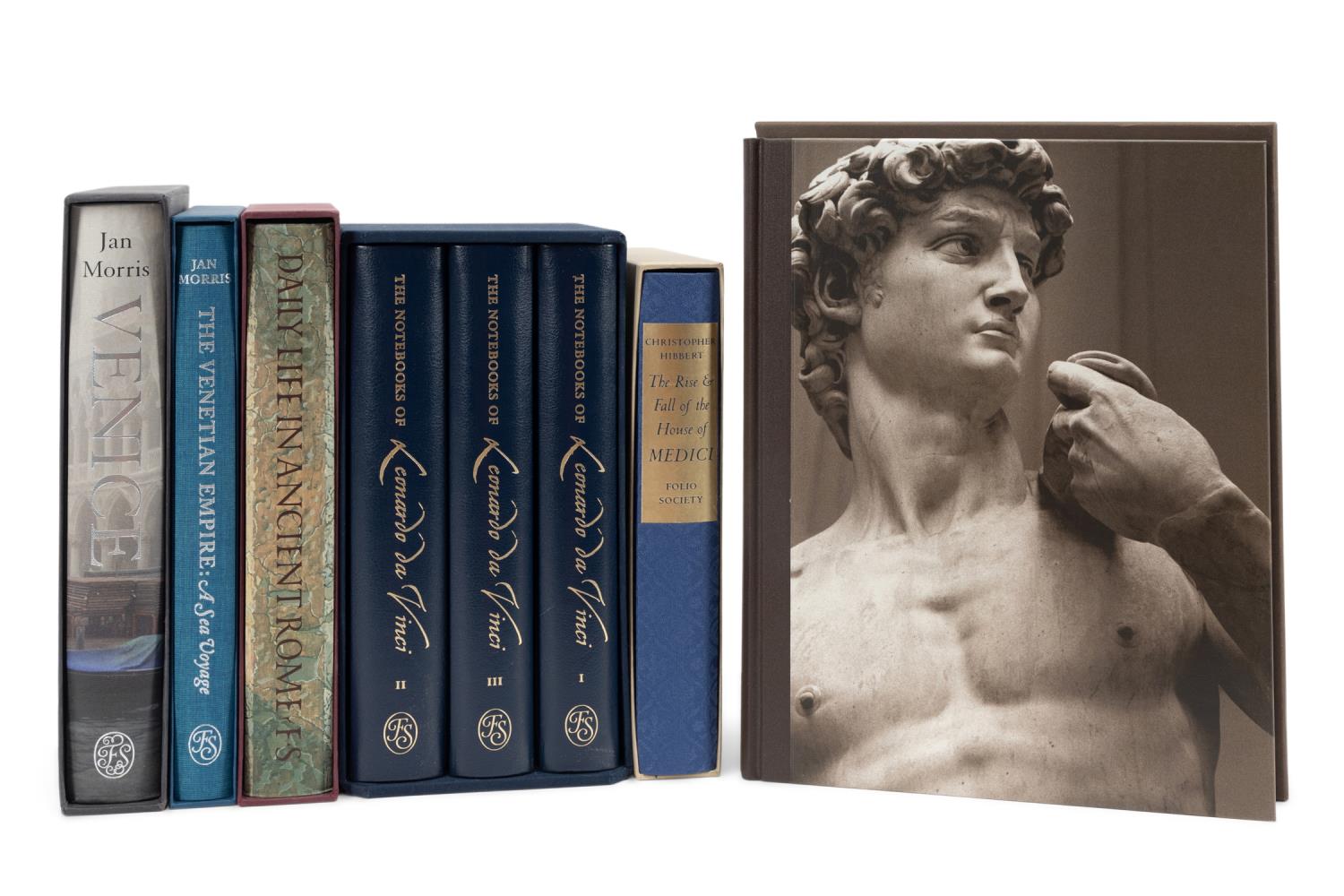 EIGHT FOLIO SOCIETY BOOKS ON ITALIAN 2bffea