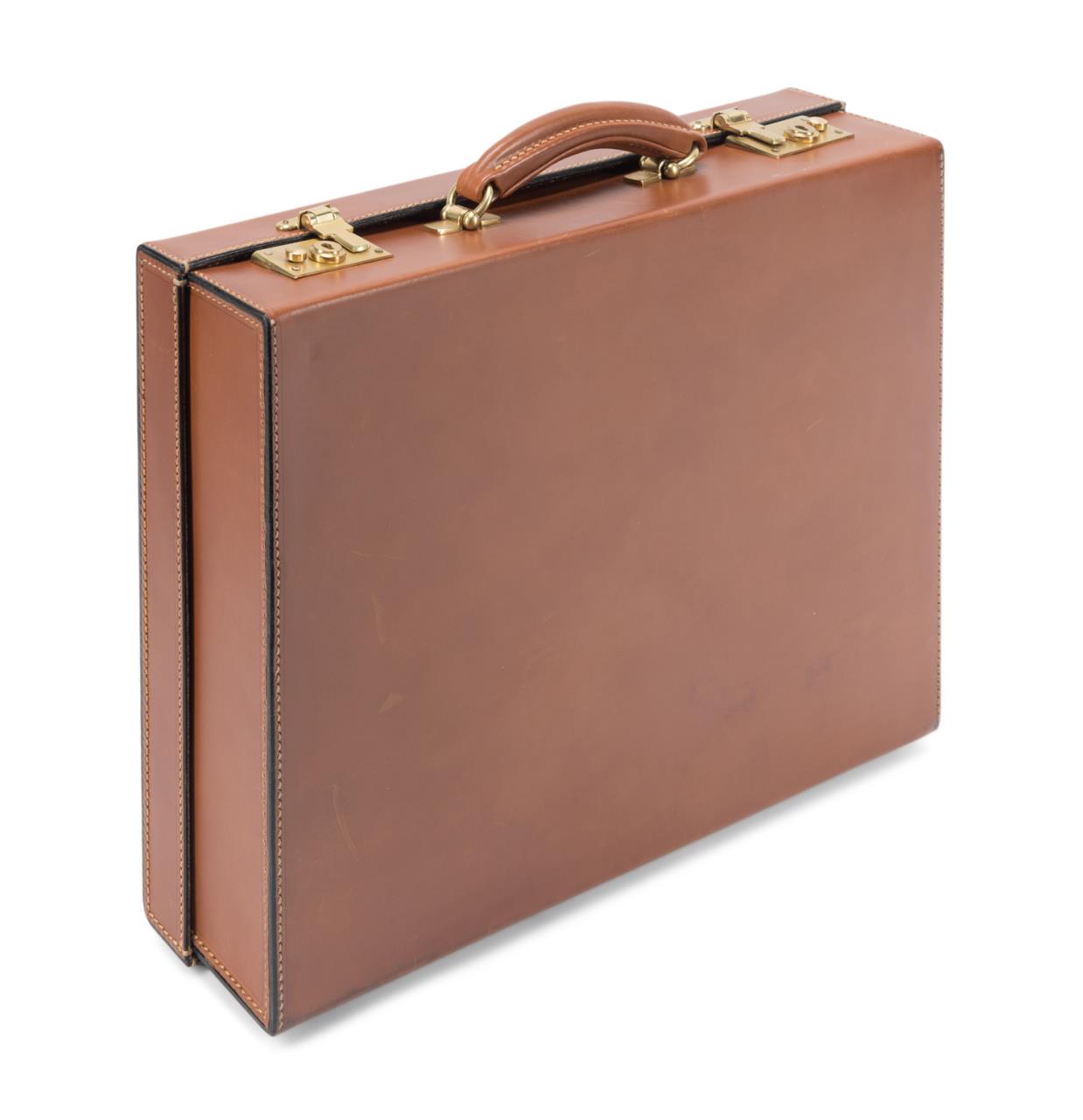 ALFRED DUNHILL COGNAC LEATHER HARDSIDE 2c006e