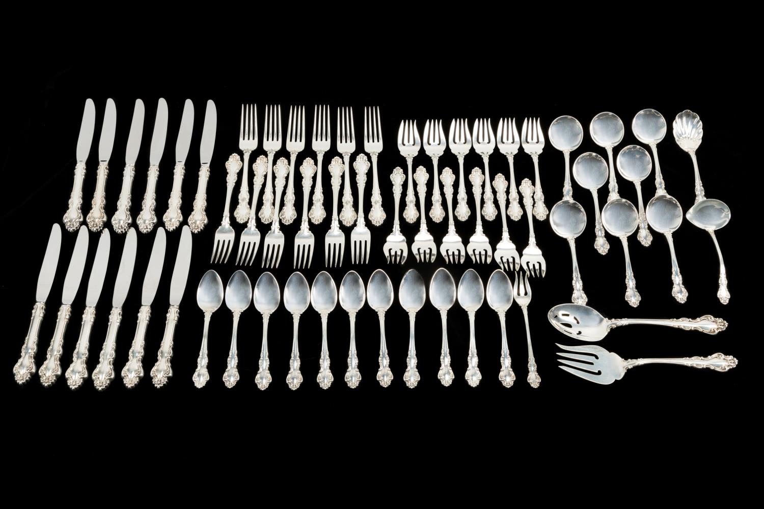 60PC REED & BARTON "SPANISH BAROQUE"